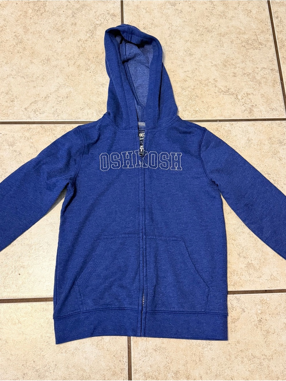 OshKosh B'gosh Royal Blue Zip Hooded Sweatshirt